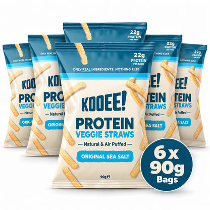 Original Sea Salt | Protein Veggie Straws (6 × 90g)