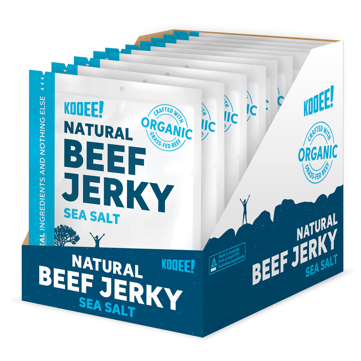 Sea Salt Beef Jerky – KOOEE! Snacks