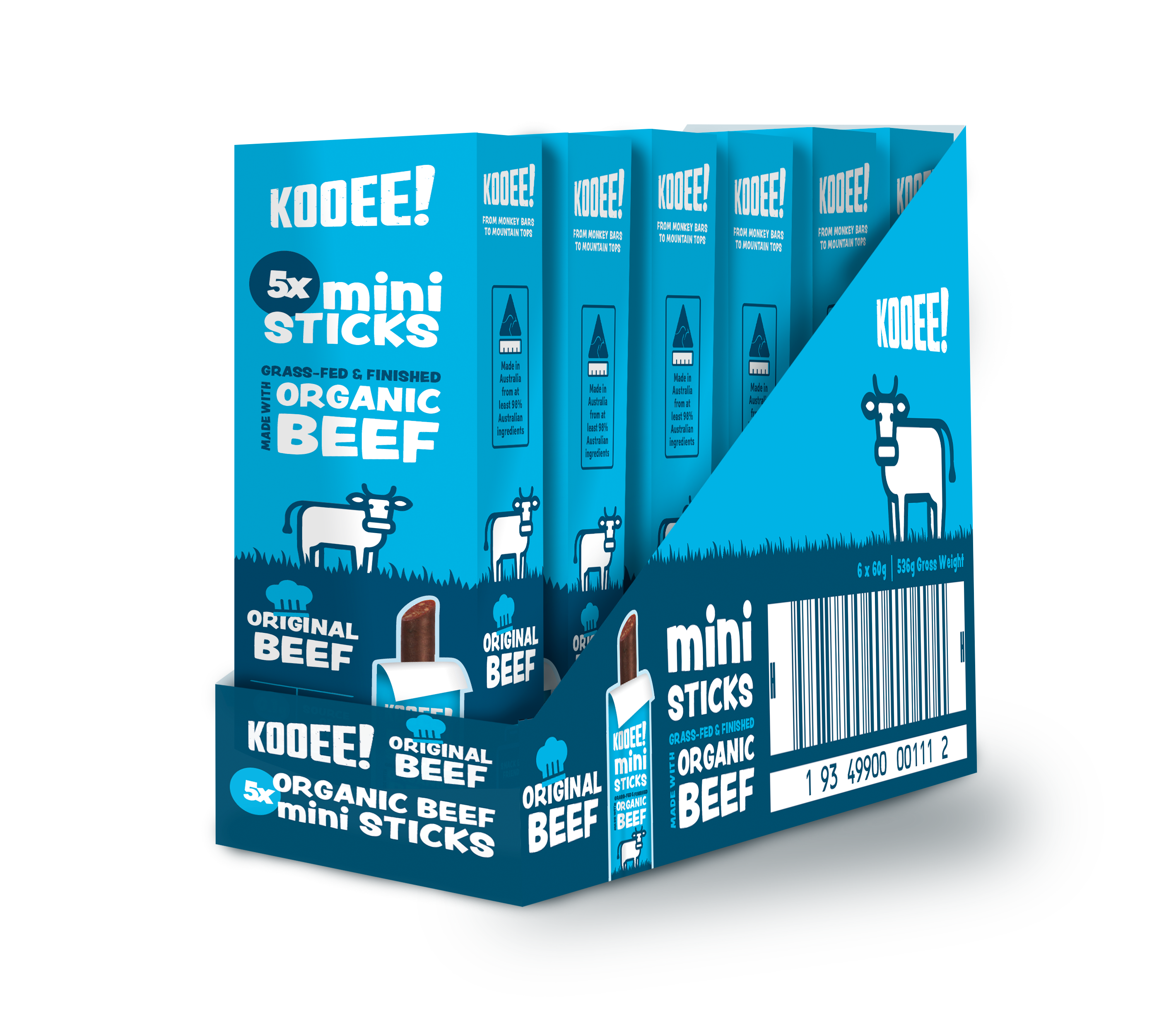 Minis | Original Hero | 12g Beef Sticks – KOOEE! Snacks
